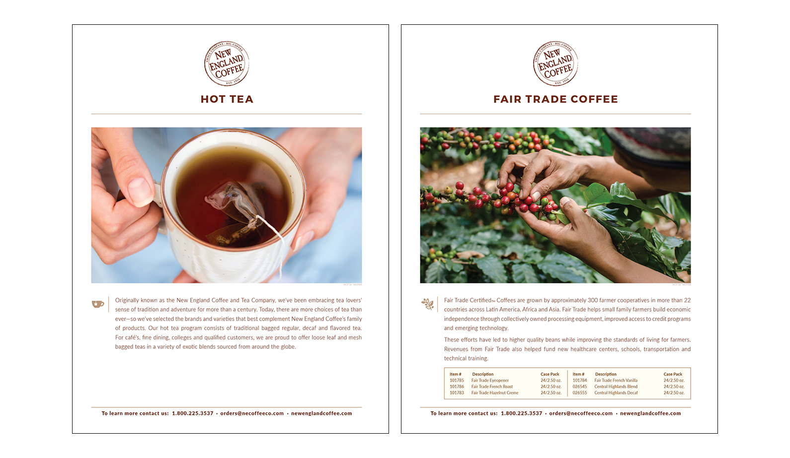New England Coffee | jillcoullcreative.com