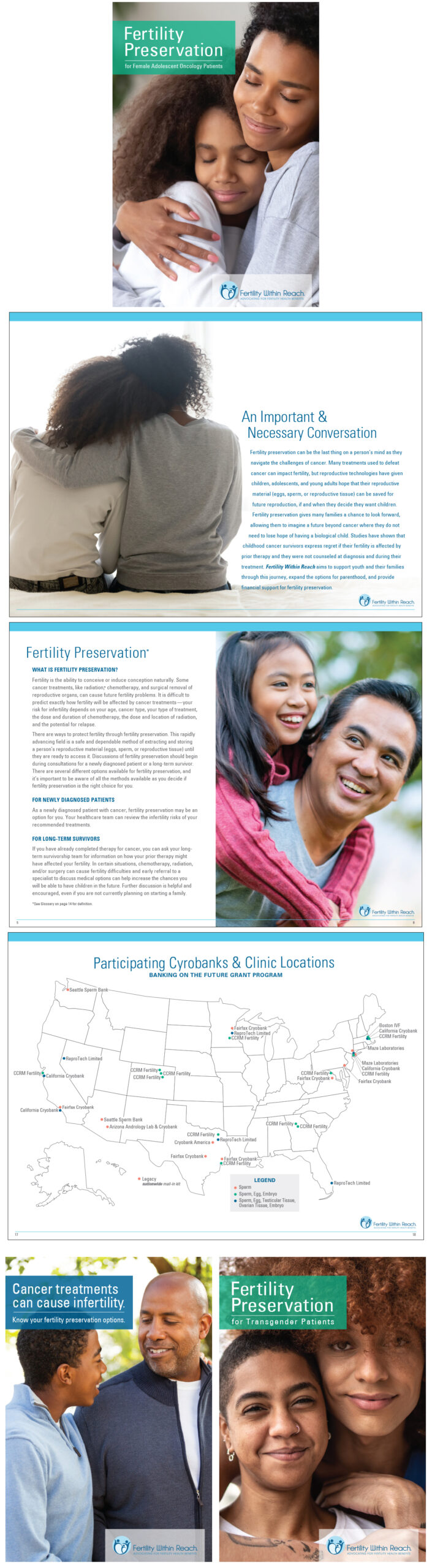 Fertility Within Reach Preservation Booklets